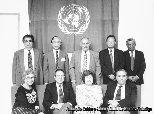 Participantes na reunião anual da United Nations University/World Institute for Development Economics Research (UNU/WIDER), realizada em Helsínquia
